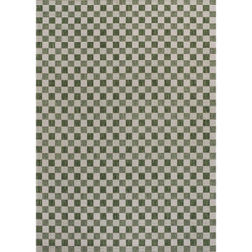 Aimee Traditional Cottage Checkerboard Indoor/Outdoor Area Rug